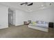 Spacious bedroom with recessed lighting and a tray ceiling with lots of natural light at 8957 N Red Maple Cir, Summerville, SC 29485