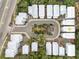 Aerial view of a residential community showcasing well-maintained homes and landscaping at 972 Key Colony Ct, Mount Pleasant, SC 29464