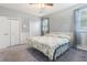Spacious bedroom featuring neutral walls, carpeted floor and large closet at 103 Hazelton Ct, Goose Creek, SC 29445