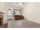 Bright living room with vaulted ceilings, fireplace, and neutral flooring at 103 Hazelton Ct, Goose Creek, SC 29445