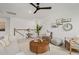 Cozy loft area features a comfortable seating area, a ceiling fan, and a functional desk space at 106 Abbey Terrace Rd, Moncks Corner, SC 29461