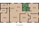 Detailed floor plan showcasing the layout of the bedrooms, bathrooms, kitchen, and living areas at 116 Lyle Rd, Goose Creek, SC 29445