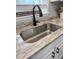 Close up on new kitchen sink and granite countertop at 116 Lyle Rd, Goose Creek, SC 29445