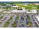 Aerial view of Cane Bay Plaza featuring a Publix grocery store, shopping and ample parking at 141 Beacon Falls Ct, Summerville, SC 29486