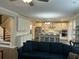 Bright and airy open-concept living space connects to a modern kitchen at 1601 Secessionville Rd, Charleston, SC 29412