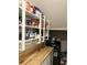 Walk-in pantry features ample shelving and a butcher block countertop at 1601 Secessionville Rd, Charleston, SC 29412
