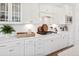 A beautifully designed kitchen featuring white cabinets, stainless steel appliances, and stylish backsplash at 1667 Siloh Dr # 491, Mount Pleasant, SC 29466