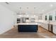 Modern kitchen with a large island, stainless steel appliances, and ample counter space at 1738 Cultivation Ln # 532, Mount Pleasant, SC 29466