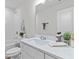 Bathroom featuring a shower-tub combo, vanity sink, and decorative accents at 2193 Helm Ave, North Charleston, SC 29405