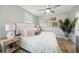 Cozy bedroom with natural light, a ceiling fan, and a neutral color scheme at 231 Abercom Place Dr, Moncks Corner, SC 29461
