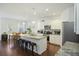 Open kitchen with island and stainless steel appliances at 310 Silent Bluff Dr, Summerville, SC 29486
