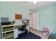 Bedroom with a desk, computer, and overhead fan at 311 Macgregor Dr, Summerville, SC 29486