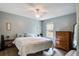 Bedroom with a ceiling fan, natural light, and hardwood floors at 311 Macgregor Dr, Summerville, SC 29486