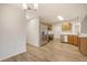 Kitchen features stainless steel appliances, wood cabinets, and sleek design at 412 Hainesworth Dr, Charleston, SC 29414