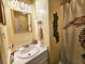 A bathroom with stylish fixtures and a vanity providing style and functionality at 422 Academy Rd, Walterboro, SC 29488
