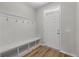 Bright mudroom with a storage bench, coat hooks, and a convenient exterior door at 447 Duskywing Dr, Goose Creek, SC 29445