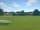 A well-maintained sports field features a soccer goal, bleachers, and open green space for recreation and community events at 543 Wayton Cir, Moncks Corner, SC 29461