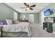 Spacious main bedroom with carpet and a television, providing a relaxing and private retreat at 543 Wayton Cir, Moncks Corner, SC 29461