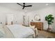 The spacious main bedroom features natural lighting, hardwood floors, and decorative accents at 709 Alma Square Dr, Moncks Corner, SC 29461