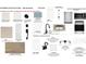 Selections include SW Alabaster paint, Calcatta Gold Silestone countertop, Shaw Pembroke Plus Driftwood flooring, and matte black fixtures at 720 Rumbling Leaf Ln, Summerville, SC 29486