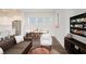 Inviting living area with modern furnishings, an open layout, and wood flooring at 810 Gentle Breeze Dr, Summerville, SC 29486
