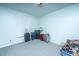 Empty bedroom with luggage, shoes, and light blue walls at 1024 Locksley Dr, Charleston, SC 29407