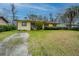 Charming single-story home with a well-maintained front yard, gravel driveway, and mature landscaping at 1024 Locksley Dr, Charleston, SC 29407