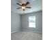 Bedroom with neutral walls, carpet, window, and ceiling fan at 106 Willet Dr, Summerville, SC 29485