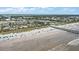 Scenic aerial view of the property with the ocean, beach, and pier access, perfect for a relaxing coastal lifestyle at 1300 Ocean Blvd # 102 A, Isle of Palms, SC 29451