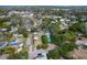 Scenic aerial view of a residential neighborhood with mature trees and charming homes at 1328 Erckmann Dr, Mount Pleasant, SC 29464