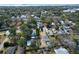 Beautiful aerial shot of a neighborhood showcasing lush greenery and a private backyard pool at 1328 Erckmann Dr, Mount Pleasant, SC 29464