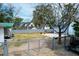 Overhead shot of backyard with a trailer, white house, and gray wooden fence at 1328 Erckmann Dr, Mount Pleasant, SC 29464