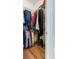 Walk-in closet with wood floor and wire shelving at 144 Cinnamon Rd, Summerville, SC 29483