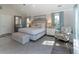 The main bedroom features a sitting chair and a vaulted ceiling at 1648 Home Farm Rd, Mount Pleasant, SC 29464