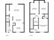 Detailed floor plan showcasing the layout of both floors, including room dimensions at 2362 Parsonage Rd # 17G, Charleston, SC 29414