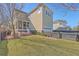 Beautifully landscaped backyard with lush green grass and a charming picket fence, perfect for outdoor activities at 2506 Gatewood St, Charleston, SC 29492