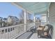 Relaxing balcony with a view of the neighborhood at 2506 Gatewood St, Charleston, SC 29492