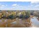 Scenic aerial view of the property highlighting its proximity to the water and surrounding landscape at 26 Saturday Rd, Mount Pleasant, SC 29464