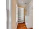 Walk-in closet with built-in shelving and drawers for ample storage at 26 Saturday Rd, Mount Pleasant, SC 29464