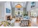 Inviting living room with high ceilings, large windows, and comfortable seating at 309 N Civitas St, Mount Pleasant, SC 29464