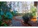 Private backyard with lush greenery and a natural setting perfect for relaxing outdoors at 339 Cabell St, Charleston, SC 29407
