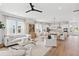 Bright and airy living room featuring hardwood floors, neutral decor, and an open layout at 360 Citrus Dr, Summerville, SC 29486