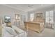 Bedroom with a queen size bed, daybed and neutral decor at 4000 Cameron Blvd, Isle of Palms, SC 29451