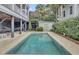 Backyard pool offers a private retreat for relaxation and enjoyment at 4000 Cameron Blvd, Isle of Palms, SC 29451