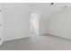 Bright bedroom space with slanted ceilings at 4850 Habersham Ln, Summerville, SC 29485