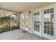 Covered back patio with serene views at 4850 Habersham Ln, Summerville, SC 29485