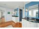 This spacious bathroom boasts granite countertops, and subway tile, providing a luxurious and functional space at 511 W Ashley Ave, Folly Beach, SC 29439