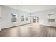 Spacious dining room with hardwood floors, a modern chandelier, and natural light at 642 Cottage Landing Dr, Summerville, SC 29485