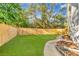 Backyard featuring lush green grass and new wood fence, ready for outdoor enjoyment at 704 N Godfrey Park Pl, Charleston, SC 29407
