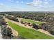 Panoramic aerial shot of an expansive golf course surrounded by lush greenery and a charming neighborhood at 9002 Palmetto Drive #514 1/13 Share, Isle of Palms, SC 29451